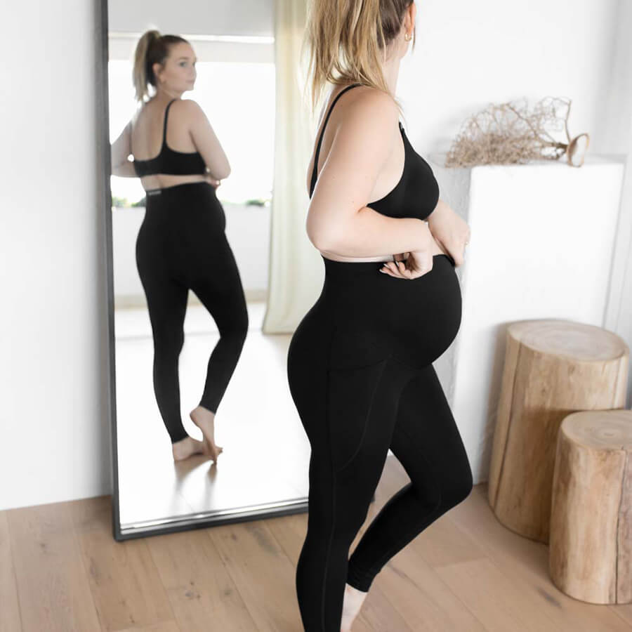 Bub's Maternity Leggings | Full Length + Pockets