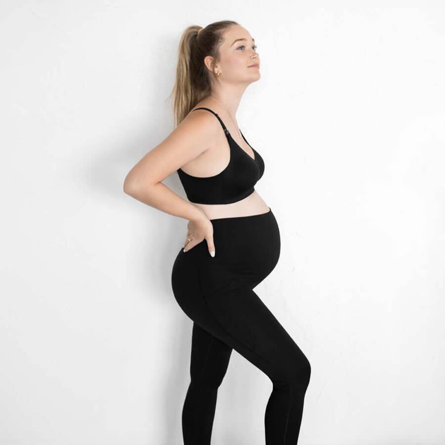 Matilda Maternity Tights Black 60 den | Shop now - Swedish Stockings