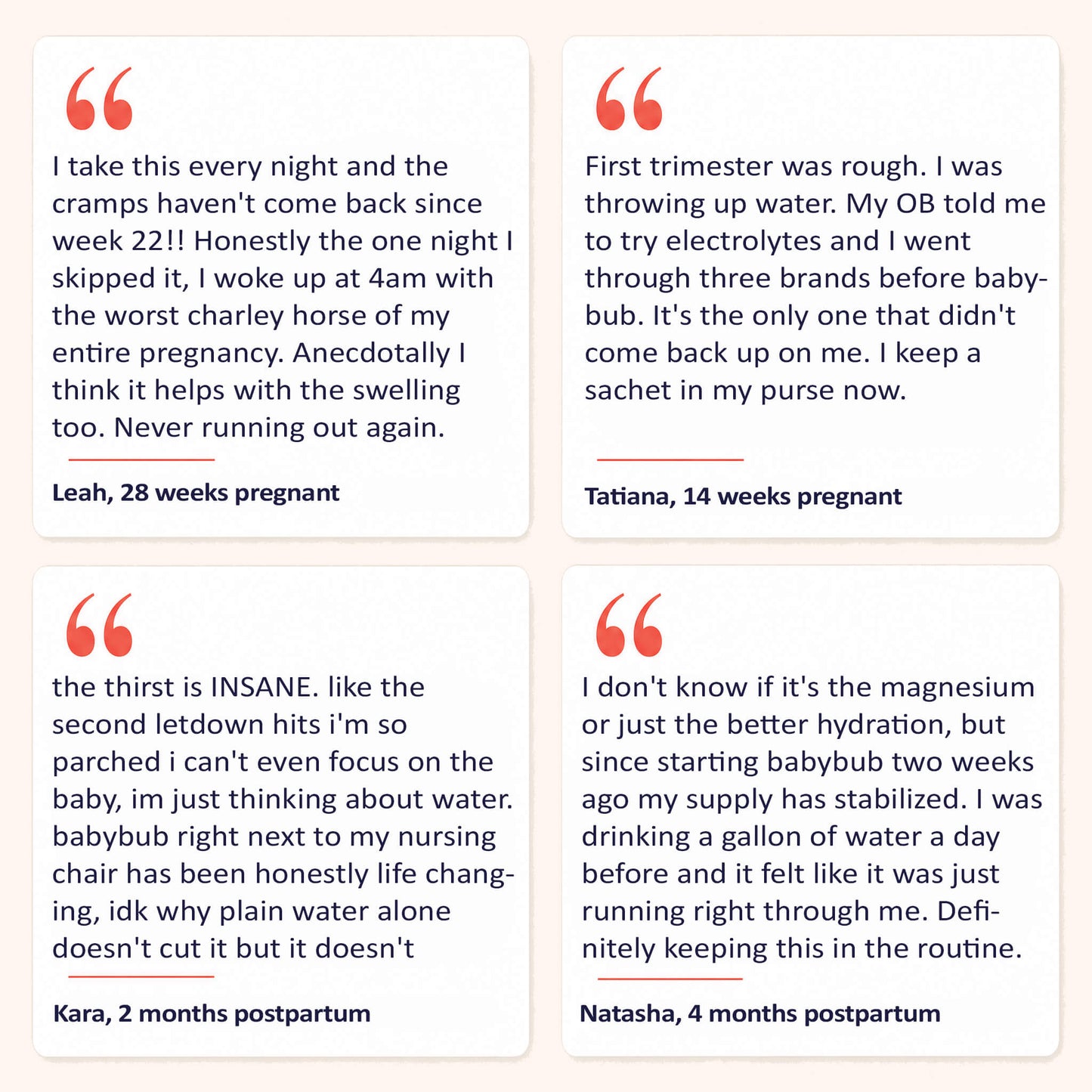 Bub's Pregnancy & Breastfeeding Hydration