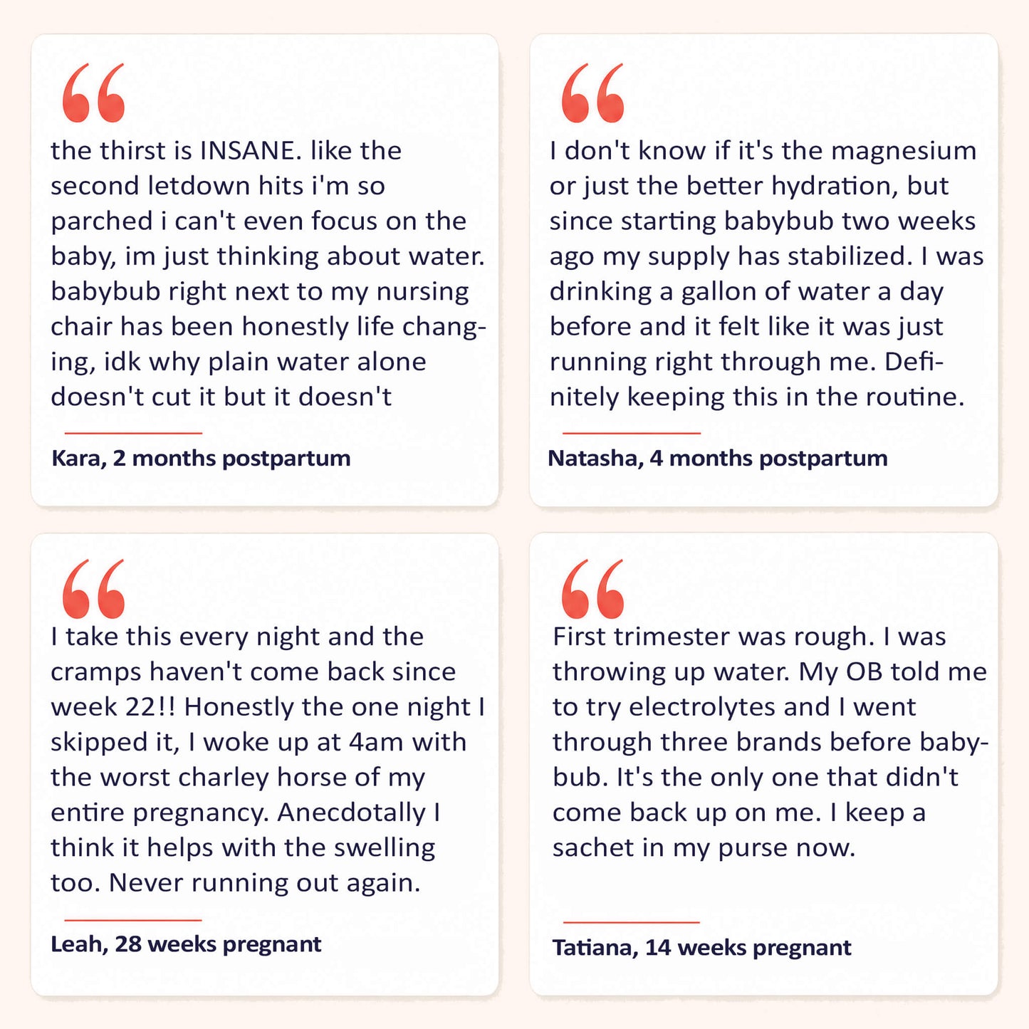 Bub's Pregnancy & Breastfeeding Hydration